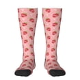 thumbnail image 1 of Naloa Strawberries Thigh High Socks Extra Long Stretchy Sock Women Over Knee High Opaque Stocking Daily Wear, 1 of 6