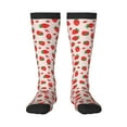 thumbnail image 1 of Naloa Strawberries Thigh High Socks Extra Long Stretchy Sock Women Over Knee High Opaque Stocking Daily Wear, 1 of 6