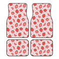 thumbnail image 1 of Naloa Strawberry Car Foot Mat Set of 4 Pieces - Universal Floor Liner Neoprene Full Set Floor Mats for Cars Trucks SUV, 1 of 7