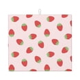 thumbnail image 1 of Naloa Strawberry Dish Drying Mat for Kitchen Counter, Heat Resistant Drainer Mats, Absorbent Draining Mat,Dish Rack Pad,16"x18", 1 of 8