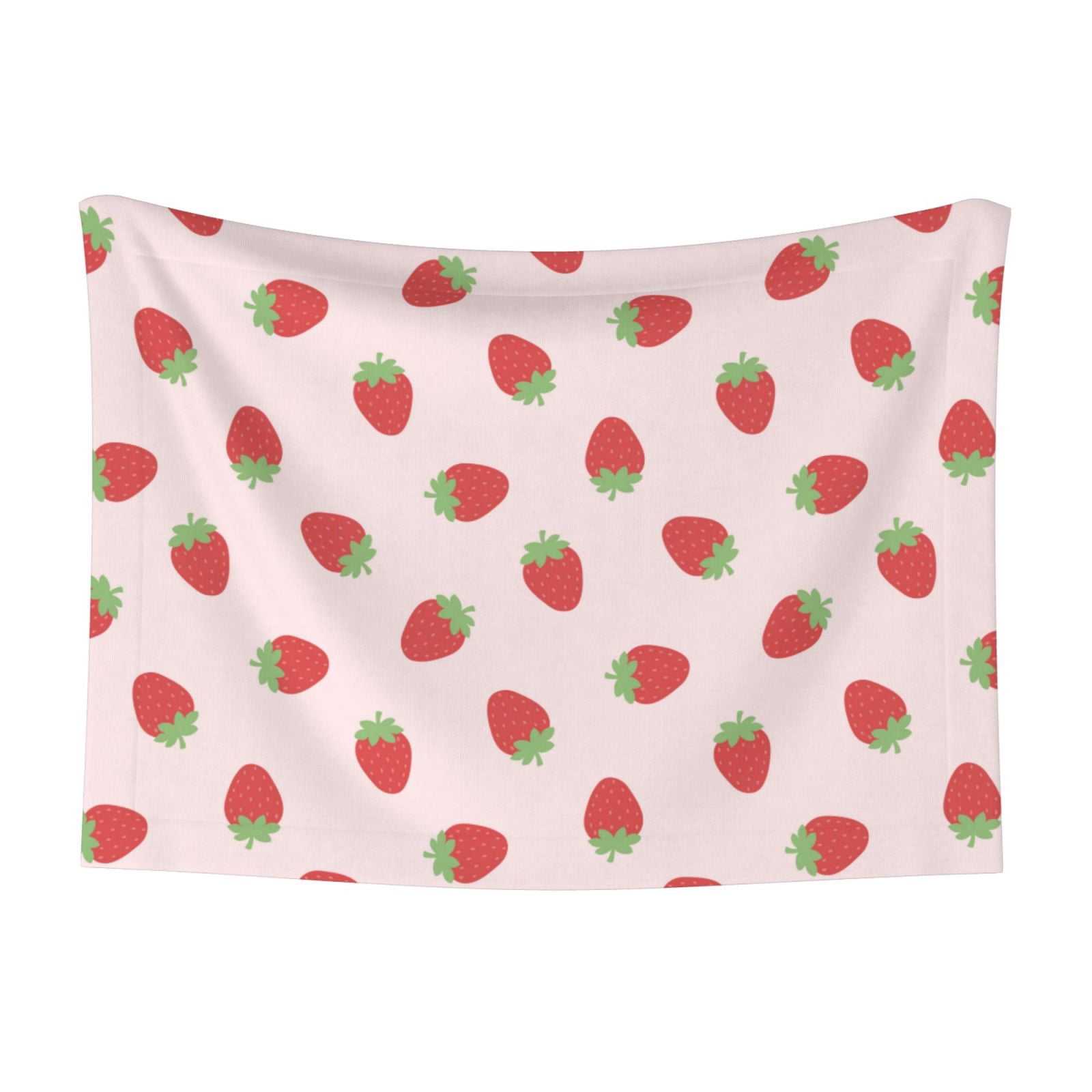 Naloa Strawberry Dog Blanket, 3 Sizes Cat Blanket for Indoor Cats Large Medium Small Dog Gifts-Large