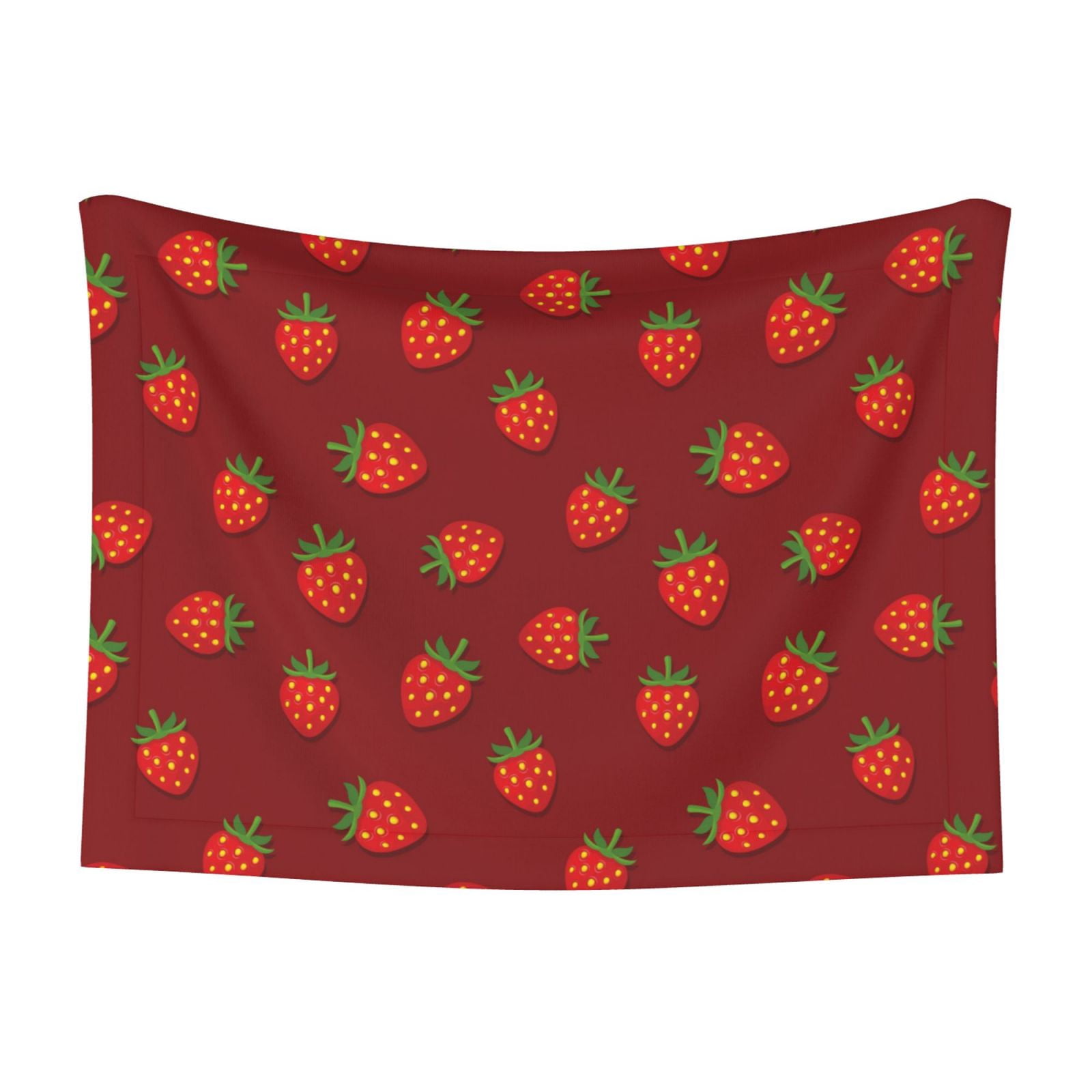 Naloa Strawberry Dog Blanket, 3 Sizes Cat Blanket for Indoor Cats Large Medium Small Dog Gifts-Small