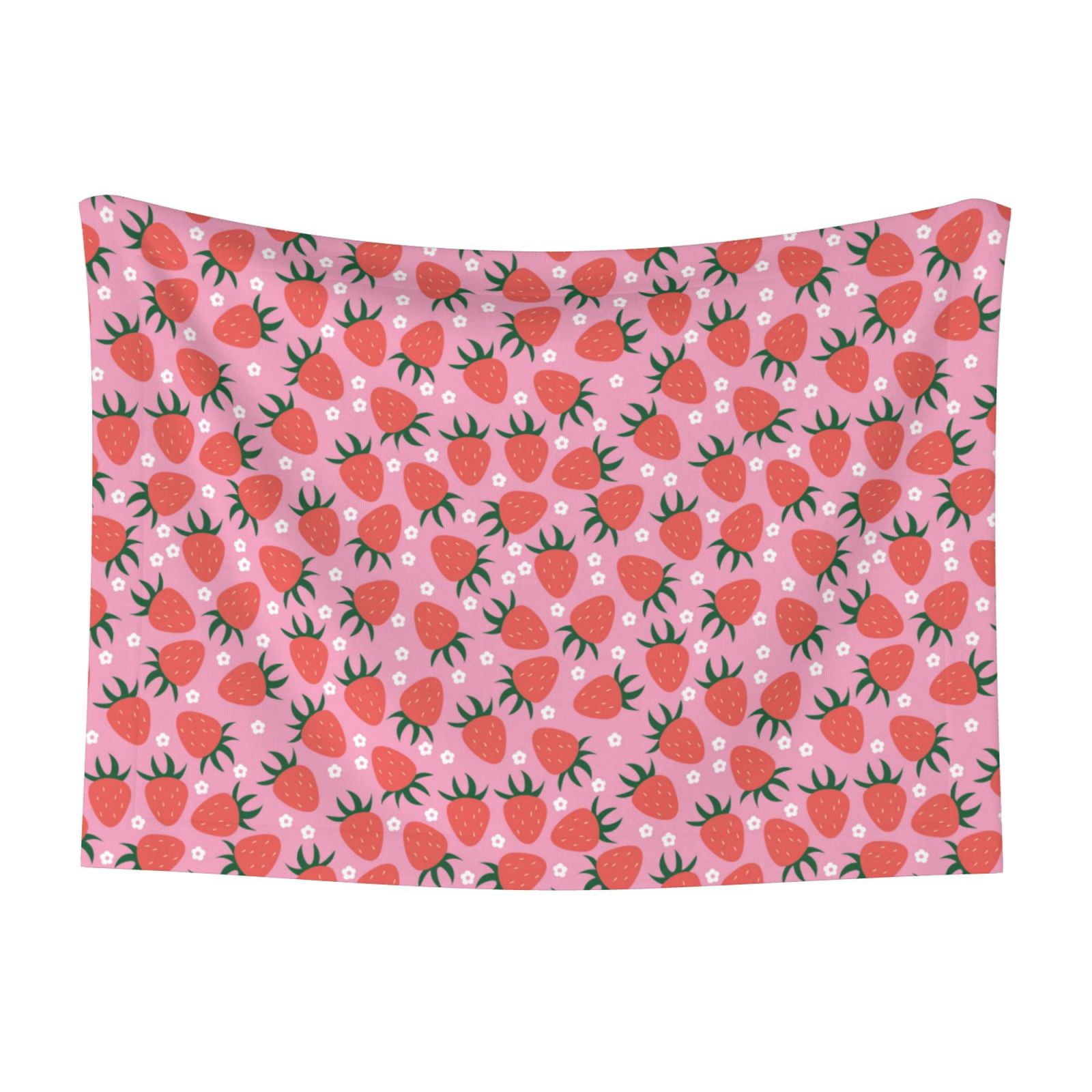 Naloa Strawberry Dog Blanket, 3 Sizes Cat Blanket for Indoor Cats Large Medium Small Dog Gifts-Small