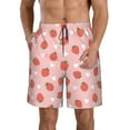 thumbnail image 1 of Naloa Strawberry Men's Beach Shorts, Surfing shorts, Swim trunks, Quick Dry Swim Trunks for Surfing Beach Fun - 3X-Large, 1 of 9