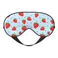 thumbnail image 1 of Naloa Strawberry Print Sleep Mask for Sleeper, Light Blocking Sleeping Eye Mask for Women Men, Eye Shade with Adjustable Strap for Travel, Nap,Meditation, 1 of 7
