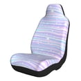 thumbnail image 1 of Naloa Striped Gradient Car Seat Covers 2PCs Front Car Seat Covers Universal fit for Most Cars SUVs and Trucks - 2 PCS, 1 of 5
