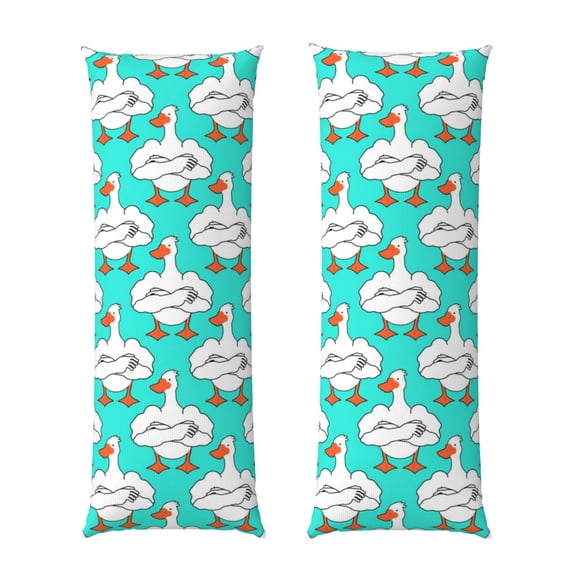 Naloa Strong Goose Super Soft 20x60 Body Pillow Case,Long Side Hidden Zipper(PILLOWS ARE NOT INCLUDED)