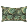 thumbnail image 1 of Naloa Succulents Pillow Covers, Throw Pillow Case Cushion Covers,Cushion for Bedroom,Couch,Home-14"x20", 1 of 6