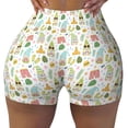 thumbnail image 1 of Naloa Summer Beach Gnomes Biker Shorts for Women Seamless Scrunch Short Women’s Yoga Shorts for Gym Running Sport Shorts - XX-Large, 1 of 9