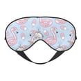thumbnail image 1 of Naloa Summer Cute Unicorns Print Sleep Mask for Sleeper, Light Blocking Sleeping Eye Mask for Women Men, Eye Shade with Adjustable Strap for Travel, Nap,Meditation, 1 of 7