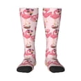 thumbnail image 1 of Naloa Summer Flamingo Thigh High Socks Extra Long Stretchy Sock Women Over Knee High Opaque Stocking Daily Wear, 1 of 6