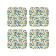 thumbnail image 1 of Naloa Summer Leopard Coasters for Set of 4 - PU Leather Coasters, Coasters for Table Cup Tea Coffee Beer, Decorative for Kitchen Homedecor (Round), 1 of 6