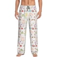 thumbnail image 1 of Naloa Summer Rabbit Pajama Pants Men, PJ Bottoms, Sleep & Lounge Pants-Large, 1 of 6