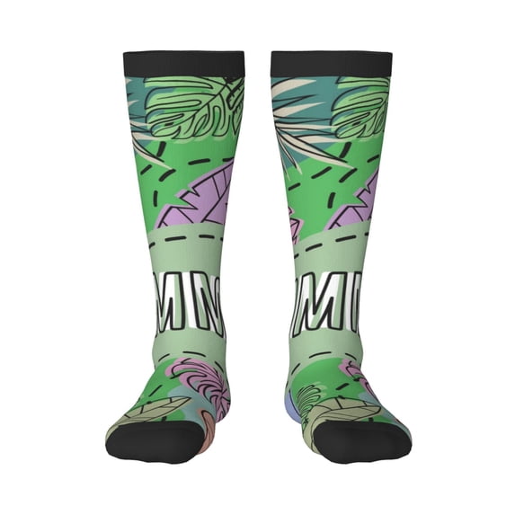 Naloa Summer Thigh High Socks Extra Long Stretchy Sock Women Over Knee High Opaque Stocking Daily Wear