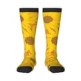 thumbnail image 1 of Naloa Sun Flowers Thigh High Socks Extra Long Stretchy Sock Women Over Knee High Opaque Stocking Daily Wear, 1 of 6