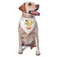thumbnail image 1 of Naloa Sunflower Gnomes 3 Dog Bandanas 1PC Washable Triangle Dog Scarfs Premium Durable Fabric, for Small Medium Large Dogs and Cats, 1 of 6