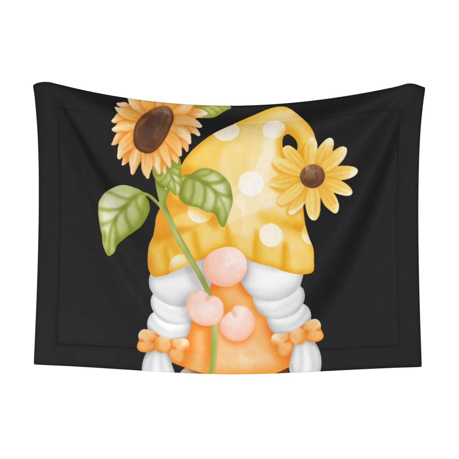 Naloa Sunflower Gnomes 3 Dog Blanket, 3 Sizes Cat Blanket for Indoor Cats Large Medium Small Dog Gifts-Large