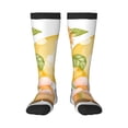 thumbnail image 1 of Naloa Sunflower Gnomes 3 Thigh High Socks Extra Long Stretchy Sock Women Over Knee High Opaque Stocking Daily Wear, 1 of 6