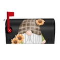 thumbnail image 1 of Naloa Sunflower Gnomes 4 Mailbox Covers Magnetic Post Box Cover Post Letter Box Cover Garden Decor-25.5x21 in, 1 of 8