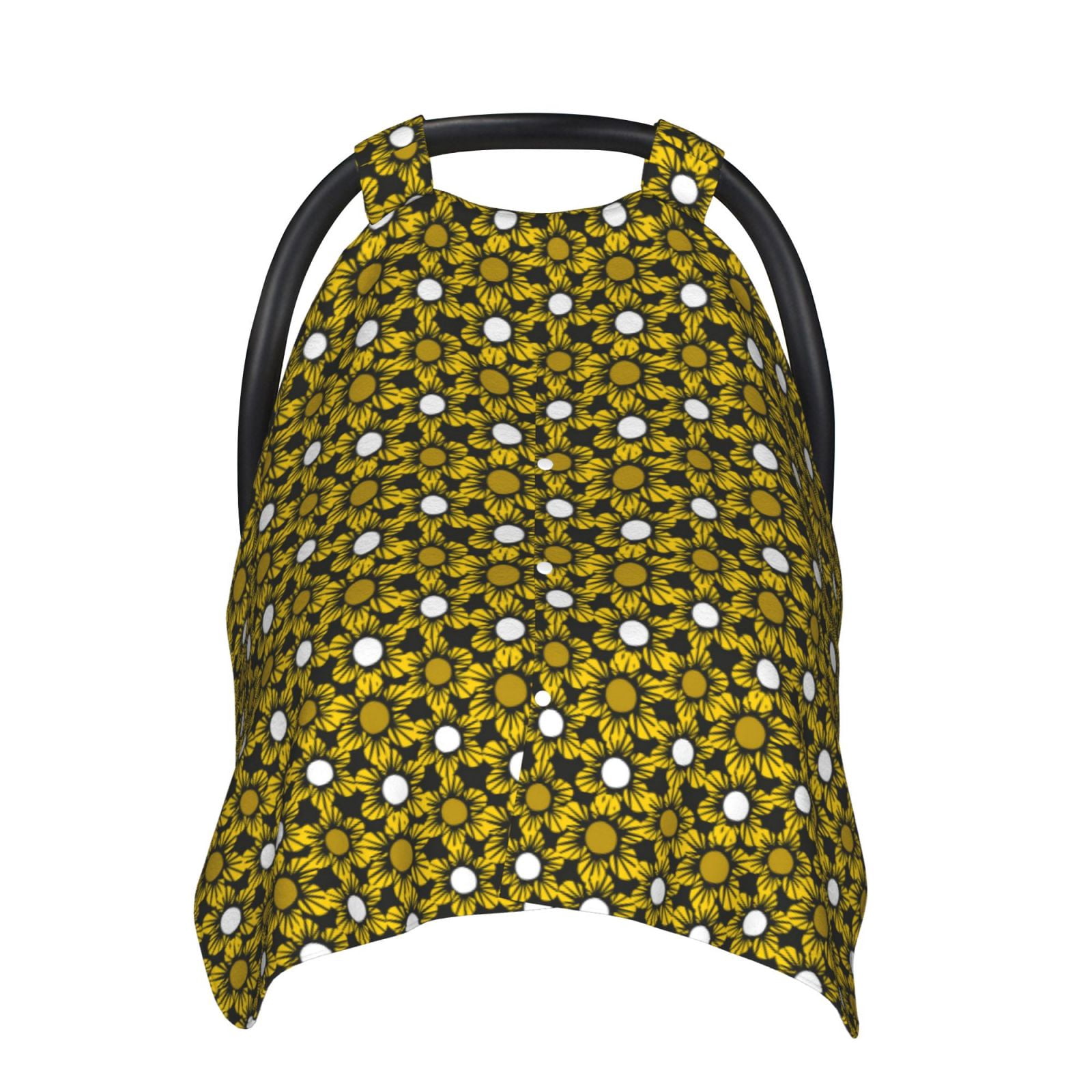 Naloa Sunflowers 2 Baby Car Seat Cover, Breathable Baby Carrier Cover, Multiuse Baby Carrier Cover & Nursing Breastfeeding Cover