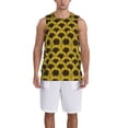 thumbnail image 1 of Naloa Sunflowers 3 Basketball Jersey Reversible Men's Mesh Athletic Sports Shirts Training Practice S-4XLLarge, 1 of 6