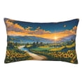 thumbnail image 1 of Naloa Sunflowers At Sunset Pillow Covers, Throw Pillow Case Cushion Covers,Cushion for Bedroom,Couch,Home-20"x30", 1 of 6