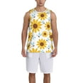 thumbnail image 1 of Naloa Sunflowers Basketball Jersey Reversible Men's Mesh Athletic Sports Shirts Training Practice S-4XL3X-Large, 1 of 6