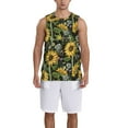 thumbnail image 1 of Naloa Sunflowers Basketball Jersey Reversible Men's Mesh Athletic Sports Shirts Training Practice S-4XLSmall, 1 of 6