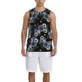 thumbnail image 1 of Naloa Sunflowers Basketball Jersey Reversible Men's Mesh Athletic Sports Shirts Training Practice S-4XLX-Large, 1 of 6