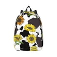 thumbnail image 1 of Naloa Sunflowers Country Canvas Backpack for Men Women Rucksack Casual Travel Daypack College Tote Satchel Bookbag for Teens-Medium, 1 of 7