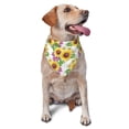 thumbnail image 1 of Naloa Sunflowers Dog Bandanas 1PC Washable Triangle Dog Scarfs Premium Durable Fabric, for Small Medium Large Dogs and Cats, 1 of 6
