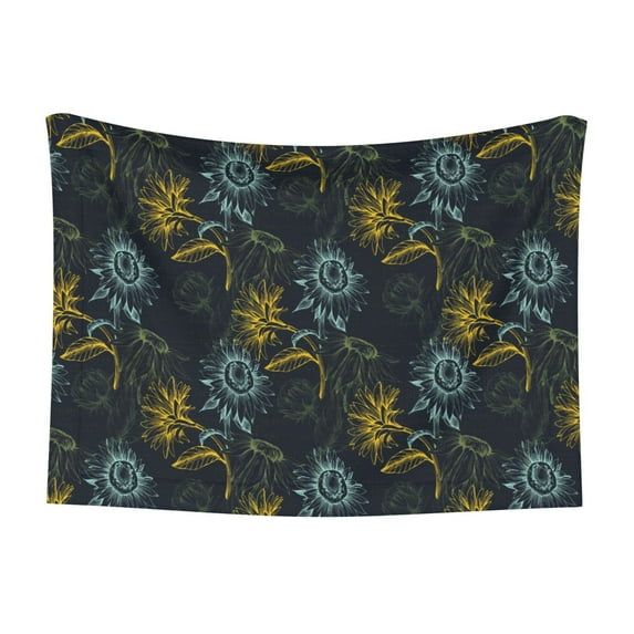 Naloa Sunflowers Dog Blanket, 3 Sizes Cat Blanket for Indoor Cats Large Medium Small Dog Gifts-Large