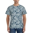 thumbnail image 1 of Naloa Sunflowers Men's T-Shirt Sport T-shirt Men's Basic Tee Casual Men's Shirt, Round Neck, Short Sleeves - XX-Large, 1 of 5