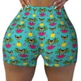 thumbnail image 1 of Naloa Sunmmer Cat Biker Shorts for Women Seamless Scrunch Short Women’s Yoga Shorts for Gym Running Sport Shorts - Small, 1 of 9