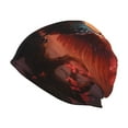 thumbnail image 1 of Naloa Sunset Blossoms Phoenix Perch Beanie for Men Women Knitted Unisex Winter Hat Beanies Cap Knit Cuffed Beanies Hats, 1 of 7