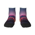 thumbnail image 1 of Naloa Sunset Truck Highway Ankle Socks for Women Non Slip Socks No Show Socks Classic Low Cut Casual Socks Casual Socks, 1 of 7