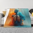 thumbnail image 1 of Naloa Surreal Body Art Flannel Fleece Throw Blanket for Bed Couch, Thick Blanket - All Seasons Suitable for Women, Men and Kids-40"x30", 1 of 6