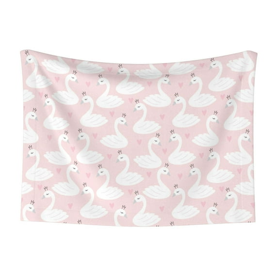 Naloa Swan1 Dog Blanket, 3 Sizes Cat Blanket for Indoor Cats Large Medium Small Dog Gifts-Large