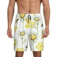 thumbnail image 1 of Naloa Sweet Honey Men's Short Pajama Pants, Lounge Comfort Shorts with Elasticized Waistband and Side Pockets - 3X-Large, 1 of 9