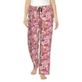 thumbnail image 1 of Naloa Sweet Print Women’s Ultra-Soft Comfy Pajama Lounge Pants with Pockets & Drawstring, 1 of 8