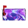 thumbnail image 1 of Naloa Swirl Print Blue Purple1 Mailbox Covers Magnetic Post Box Cover Post Letter Box Cover Garden Decor-25.5x21 in, 1 of 8