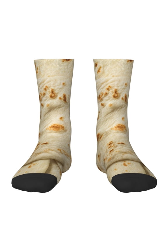Taco Tortillas Kids Socks Unisex Kids and Toddlers' Crew Socks, ,1 Pairs