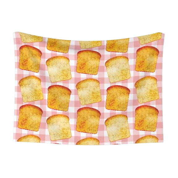 Naloa Tasty Toasts Dog Blanket, 3 Sizes Cat Blanket for Indoor Cats Large Medium Small Dog Gifts-Medium