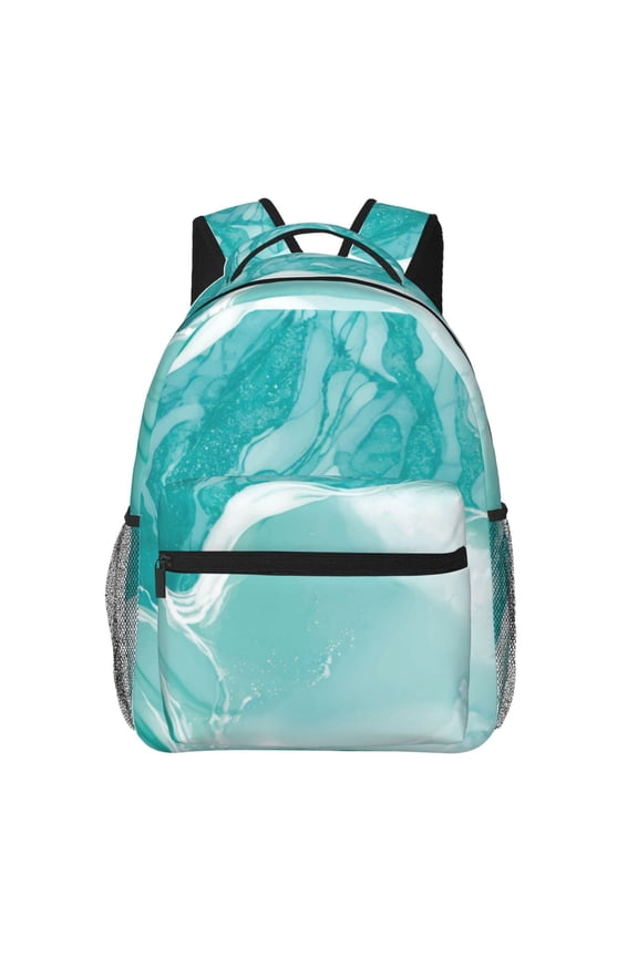 Teal Turquoise 1 Print Solid Color Tie Formal Necktie for MenSuitable for business, daily life, work