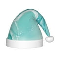 thumbnail image 1 of Naloa Teal Turquoise 1 Santa Hat for Kids Baby Christmas Hats,Girls Boys Toddler Plush Xmas Holiday Hat,Luxury Santa Claus Hat, 1 of 6
