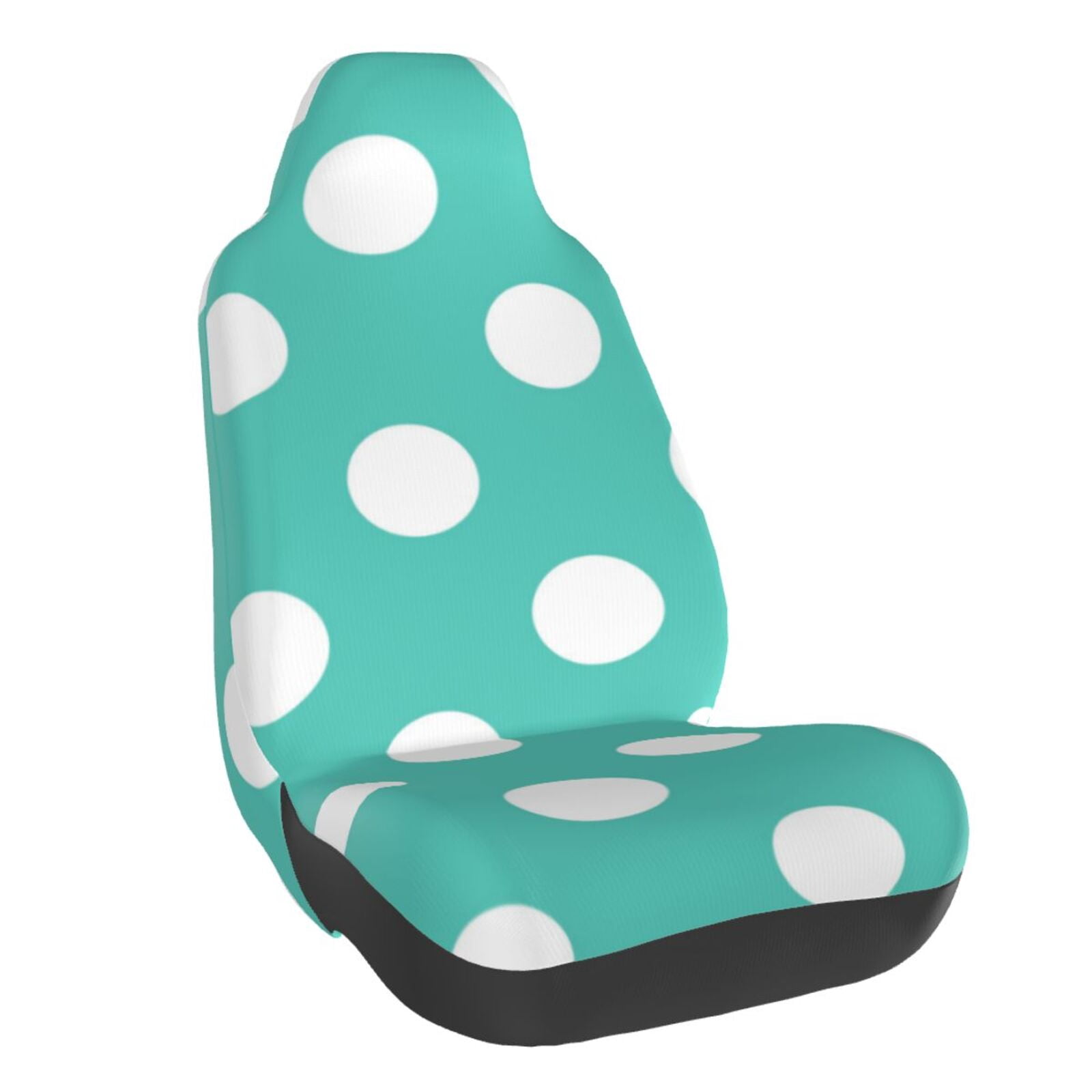 Navy Polka Dot Car Seat Covers