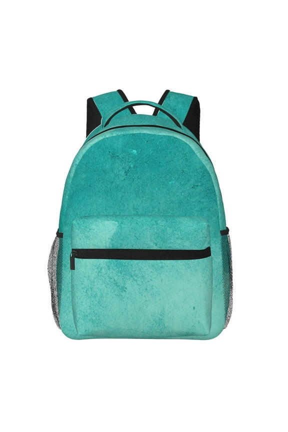 Teal Turquoise1 Print Solid Color Tie Formal Necktie for MenSuitable for business, daily life, work