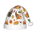 thumbnail image 1 of Naloa Thanksgiving Turkeys 1 Santa Hat for Kids Baby Christmas Hats,Girls Boys Toddler Plush Xmas Holiday Hat,Luxury Santa Claus Hat, 1 of 6