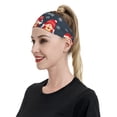 thumbnail image 1 of Naloa Three Cute Christmas Gnomes Fashionable Sport Sweatband for Running, Yoga, Basketball - Head Circumference 19.6-22.4 inches, 1 of 9