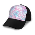 thumbnail image 1 of Naloa Tie Dye Adult adjustable Print Baseball Hat, Patchwork curved brim baseball capfor Men and Women, One Size, 1 of 5